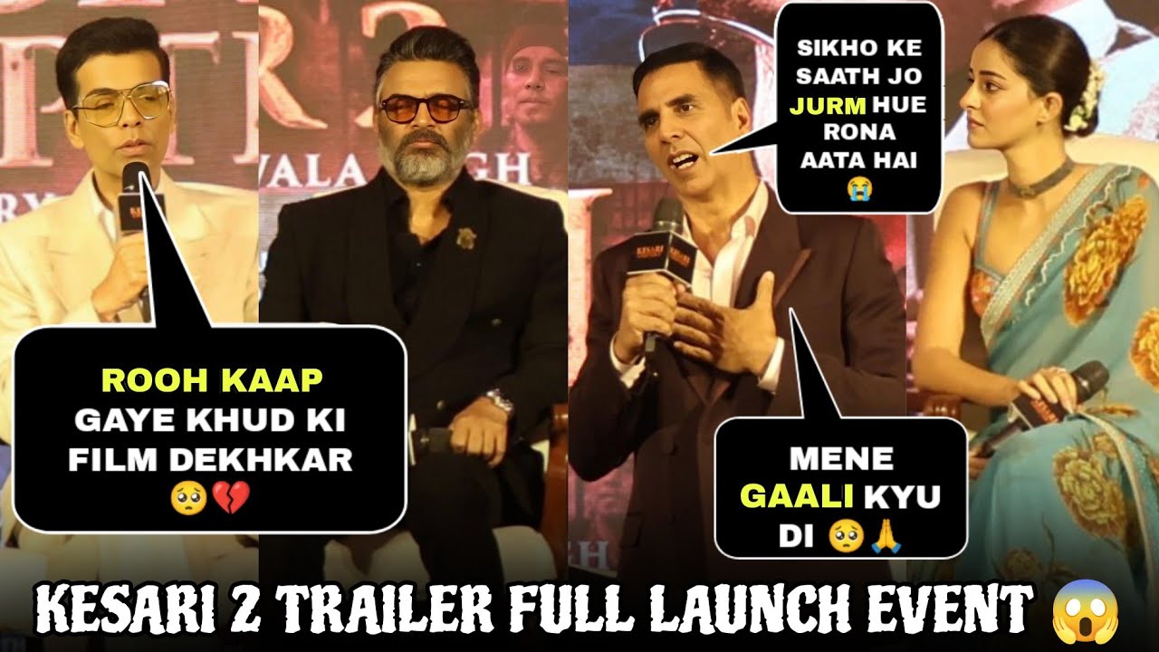 KESARI CHAPTER 2 FULL TRAILER LAUNCH EVENT DELHI | AKSHAY KUMAR | R MADHAVAN | ANANYA PANDEY