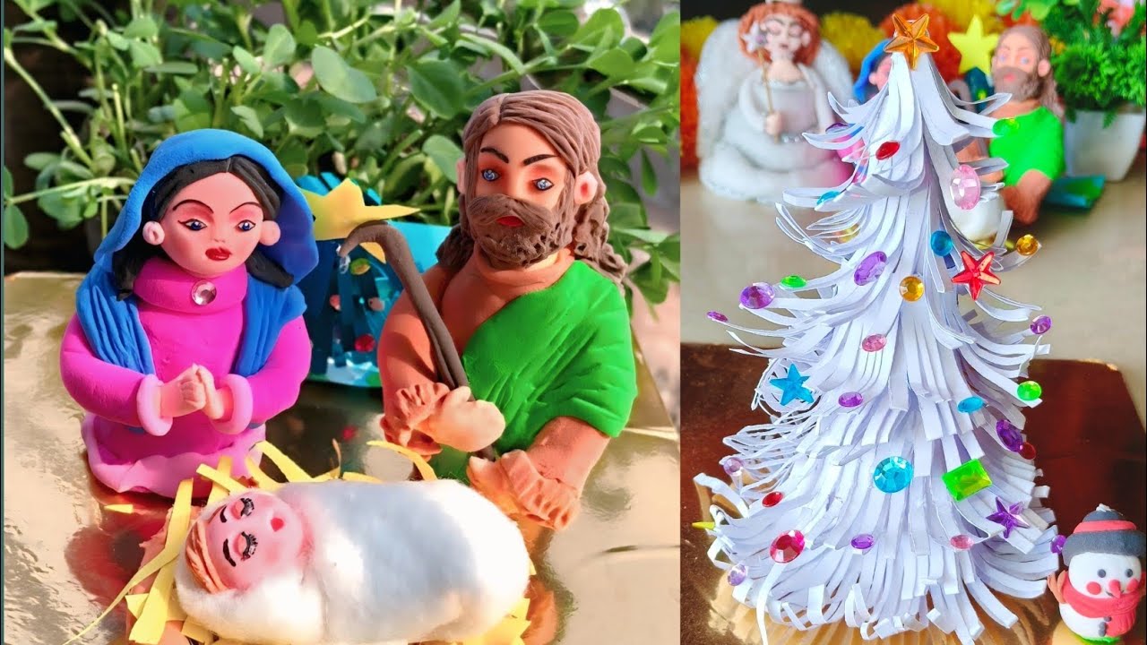 😱DIY Christmas Crib🎄🎅🎁|Christmas Decoration Ideas|Christmas Tree 🌲 Making Ideas#christmasdecor#craft