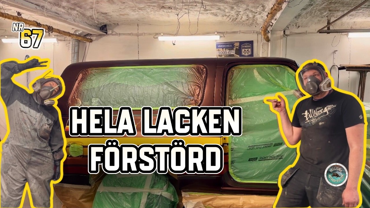 Katastrof med lacken – tre veckor kvar till Custom Motor Show