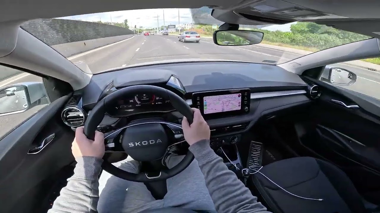 2025 Skoda Fabia 1.0 TSI 85 kW 6M (~115 hp) - Hungarian POV Drive - Magyar POV Videó 4K60FPS