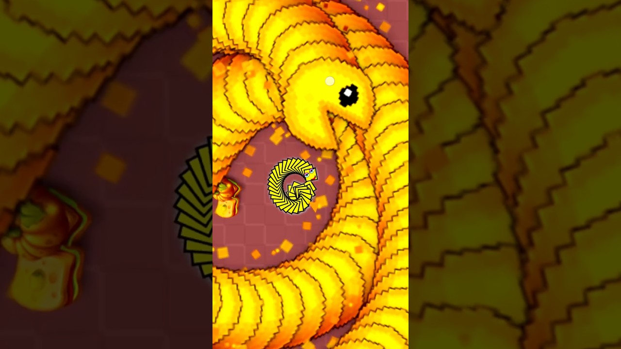 worms zone io 🐍 #wormszone #shortsviral #shortsfeed