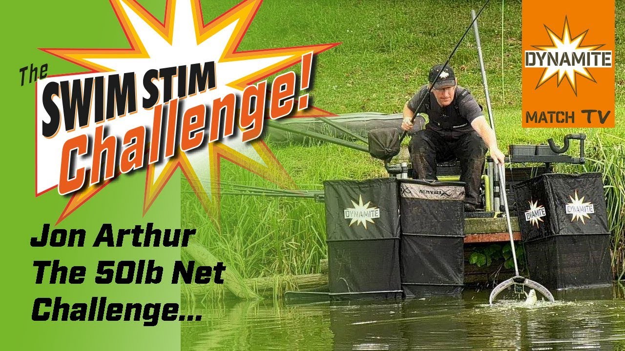Match Fishing - Swim Stim Challenge 3 -  Paste Fishing with Jon Arthur and the 50lb net