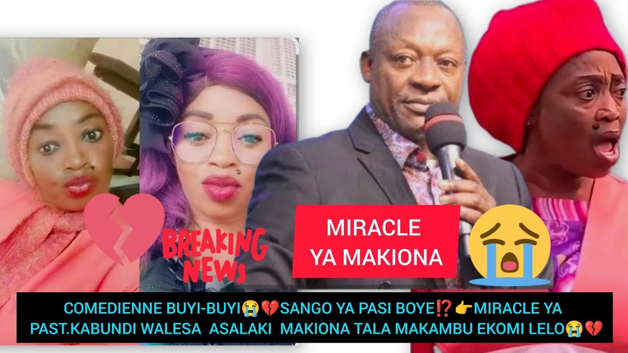 COMEDIENNE BUYI-BUYI😭💔SANGO YA PASI  BOYE⁉️👉PAST.WALESA ASALAKI MIRACLE YA LOKUTA TALA OTIKI BISO