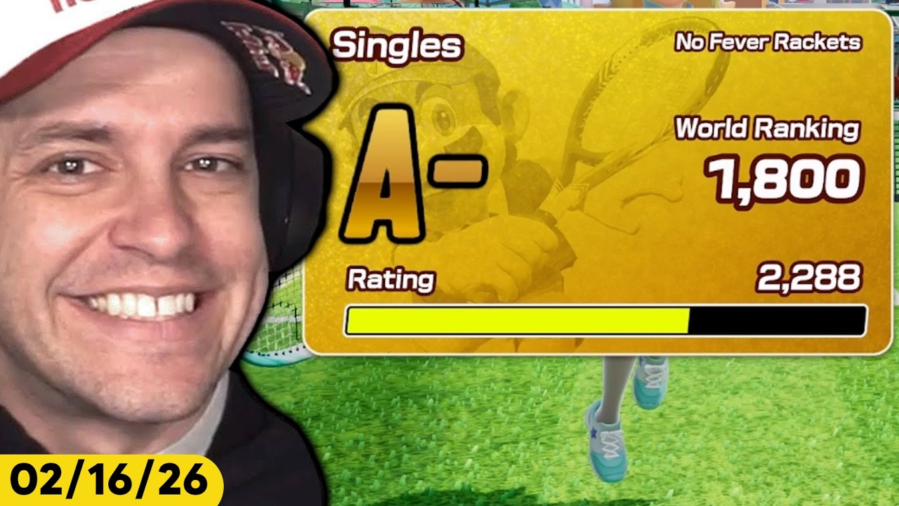 Defending my A Rank in Mario Tennis Fever