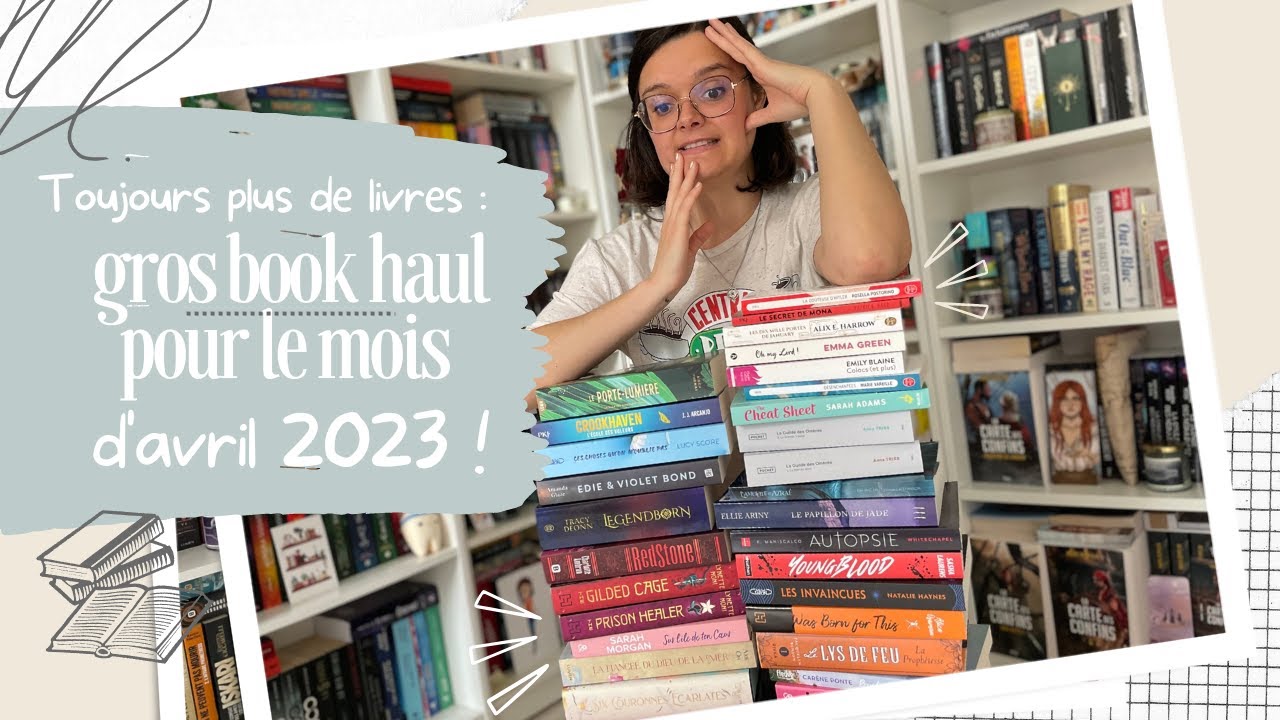 Bookhaul du mois d'avril 2023 : toujours pluuus de livres ! 📚🙊