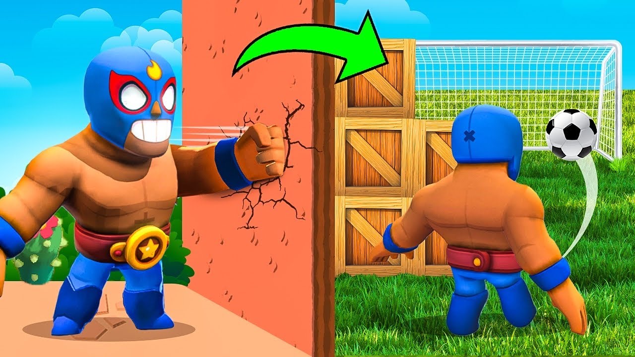 ZNISZCZ ŚCIANĘ ŻEBY STRZELIĆ GOLA W BRAWL STARS!