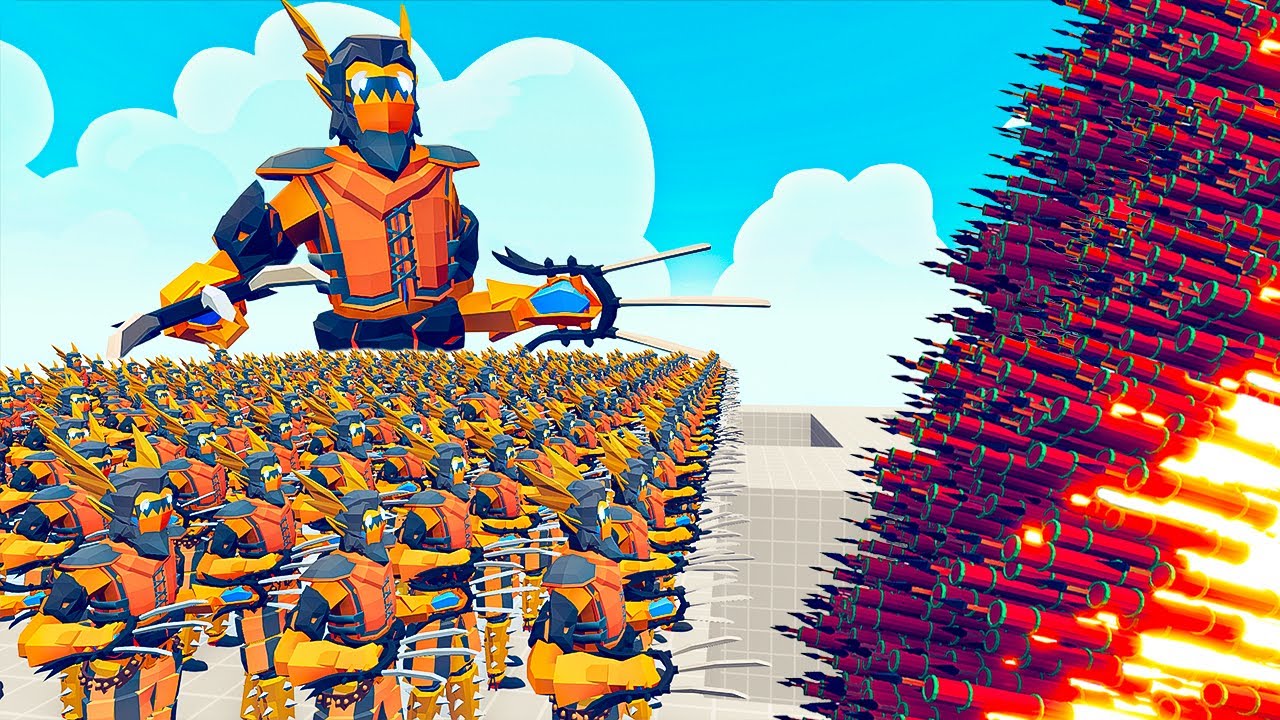100x WOLFMAN + 1x GIANT vs 3x EVERY GOD - Totally Accurate Battle Simulator TABS
