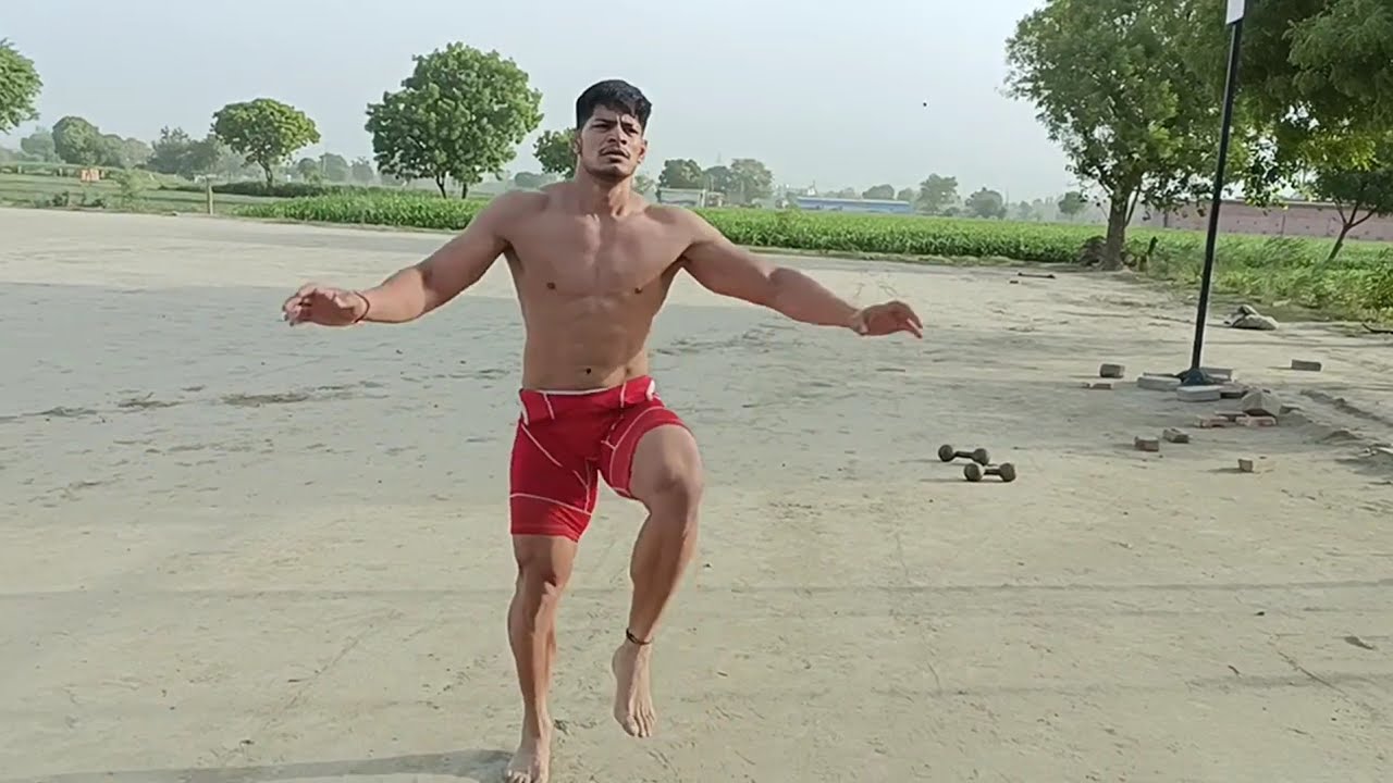 Kushti Wrestling Standing PT - Wrestler Sunny Joon