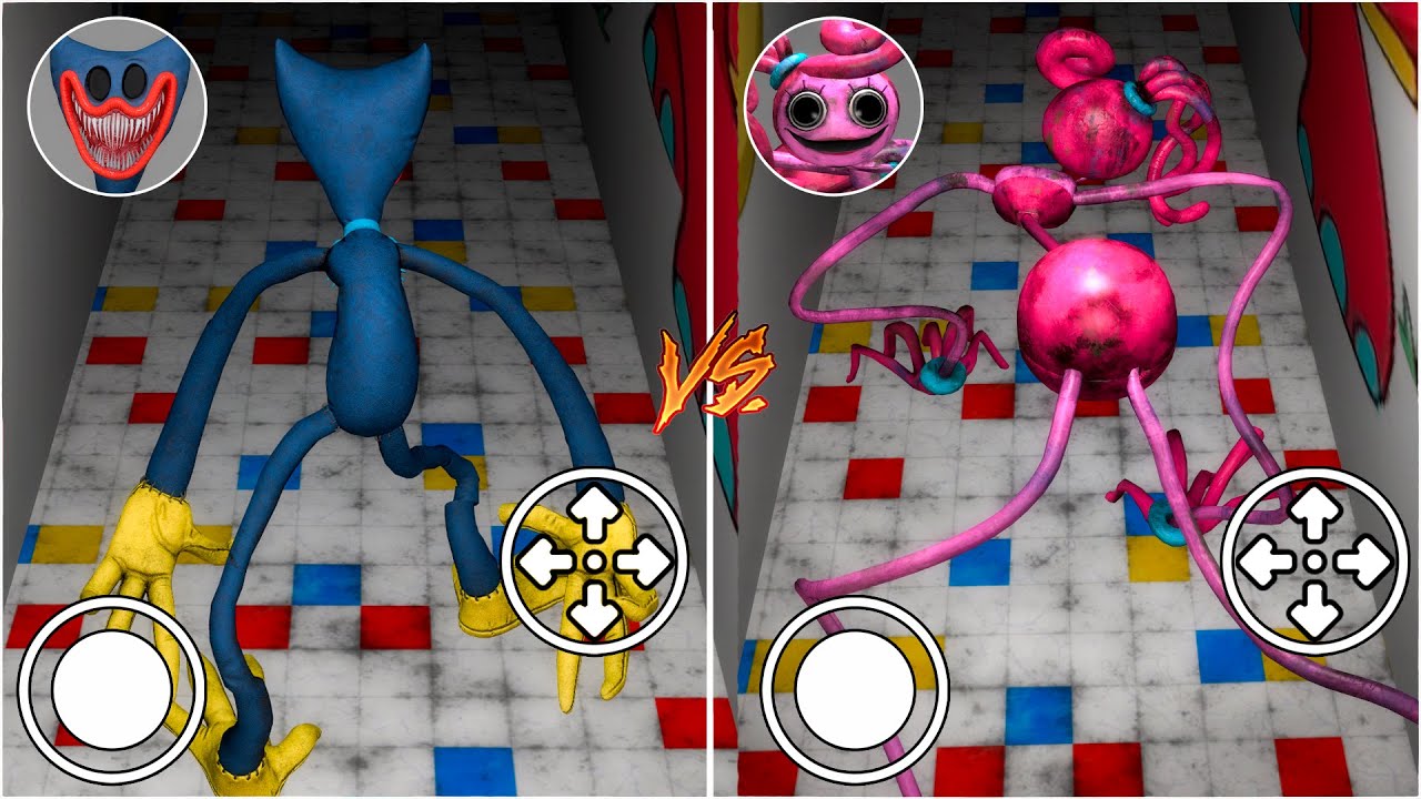 Playing as NIGHTMARE HUGGY WUGGY vs Playing as MOMMY LONG LEGS in THE POPPY PLAYTIME?! (Garry's Mod)