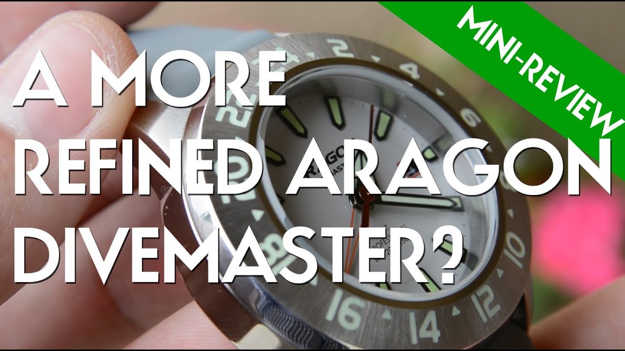 Aragon Divemaster GMT **FIXED** - Review and Strap options - Mini Watch Review