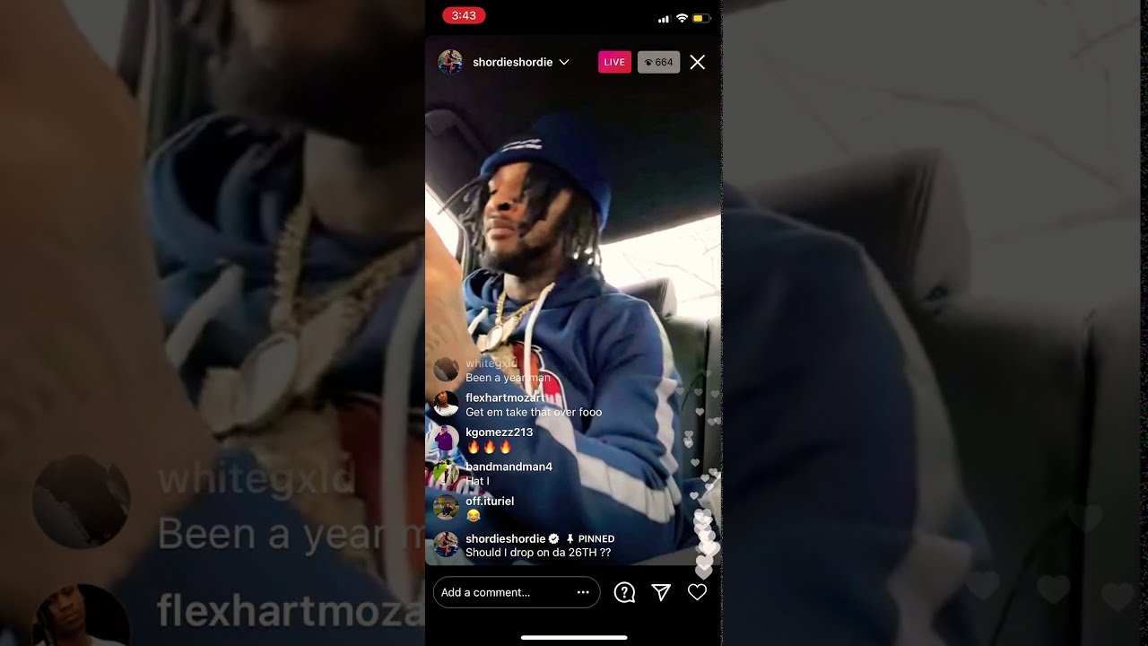 Shordie Shordie- Unreleased (Instagram live)