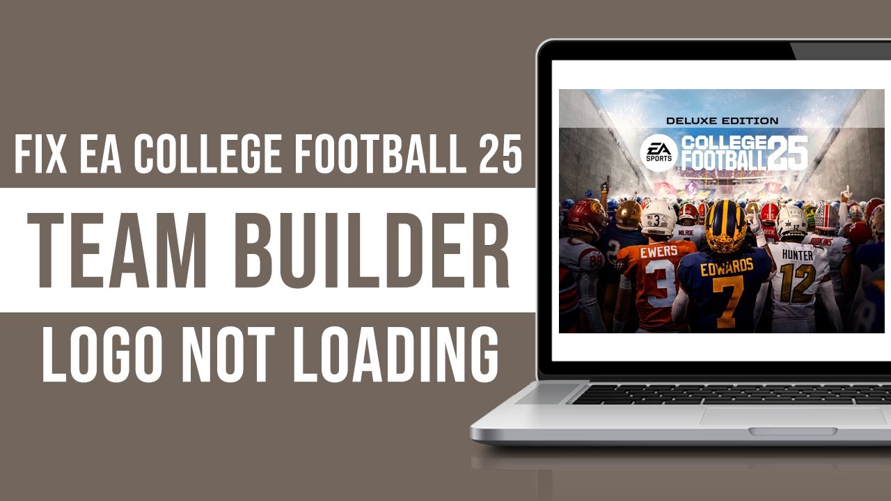 How To Fix EA College Football 25 Team Builder Logo Not Loading - Unable To Upload Team Logo (Fixed)