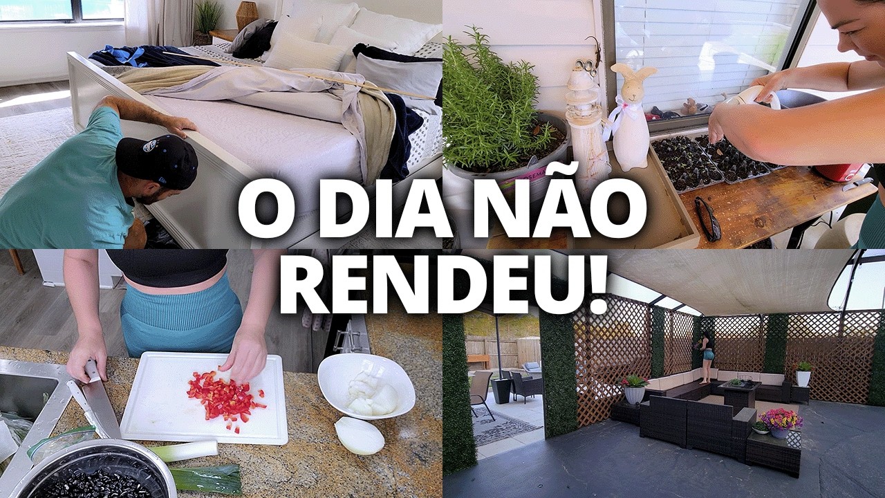 NOSSO PAINEL CHEGOU FINALIZAMOS A PISCINA FIZEMOS UMA FAXINA DAQUELAS + UM DIA DE FOLGA