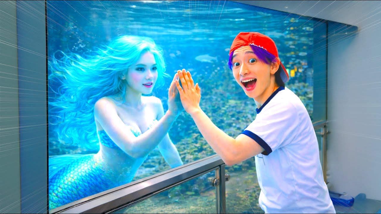 伝説の人魚がいる水族館があった！【コント】