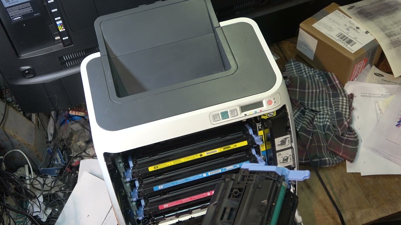 Total Teardown Of a HP Color Laserjet 1600 Printer
