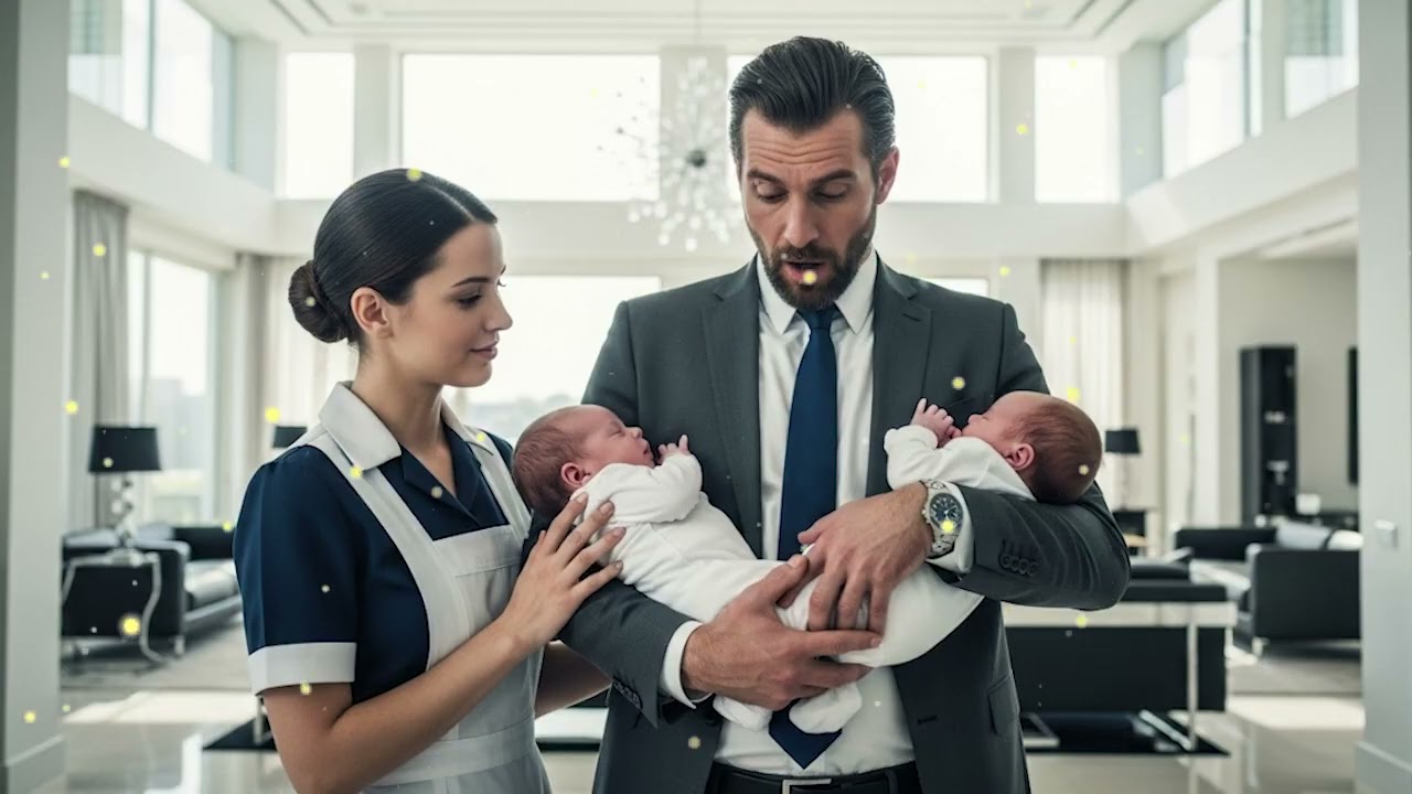 MILIONÁRIO ESTÉRIL NÃO CONSEGUIA TER FILHOS, ATÉ SUA EMPREGADA PURA LHE DAR GÊMEOS    ENTÃO ELE