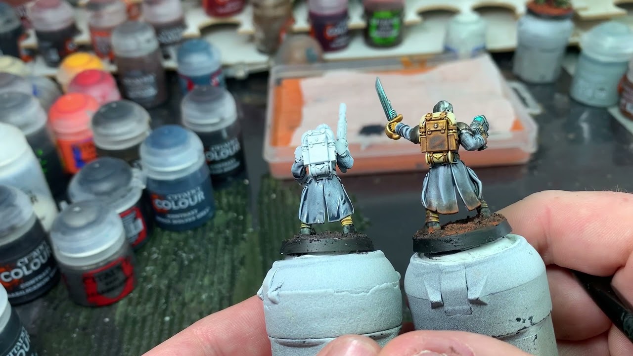 Peindre la Death Korps of Krieg à la contrast