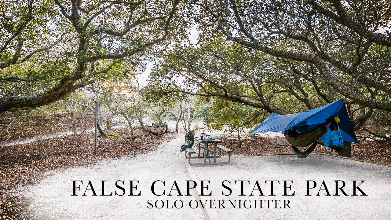 False Cape State Park Solo Backpacking Overnighter