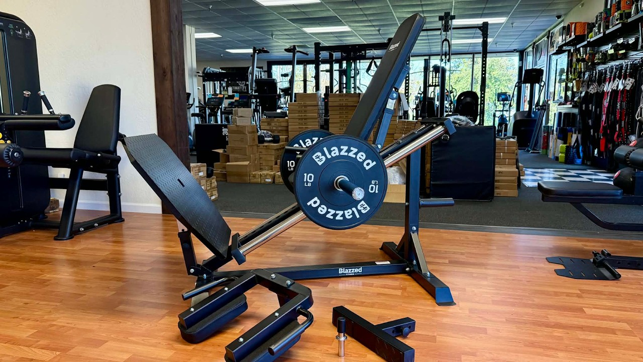 Blazzed Compact Leg Press, Hack Squat and Calf Raise