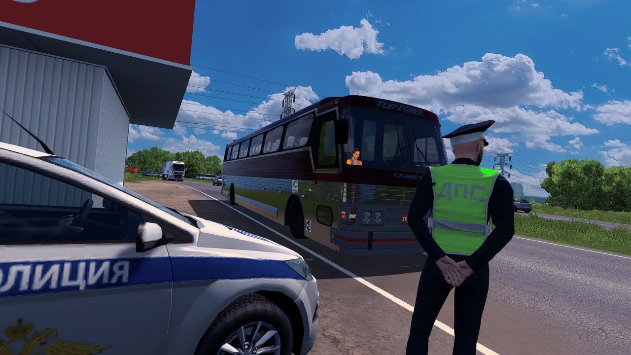 Realistic Drive sibir russia on a bus on Narrow Scenic Mountain Roads.