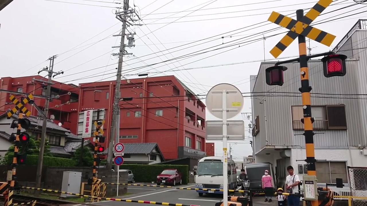 遠州鉄道の踏切