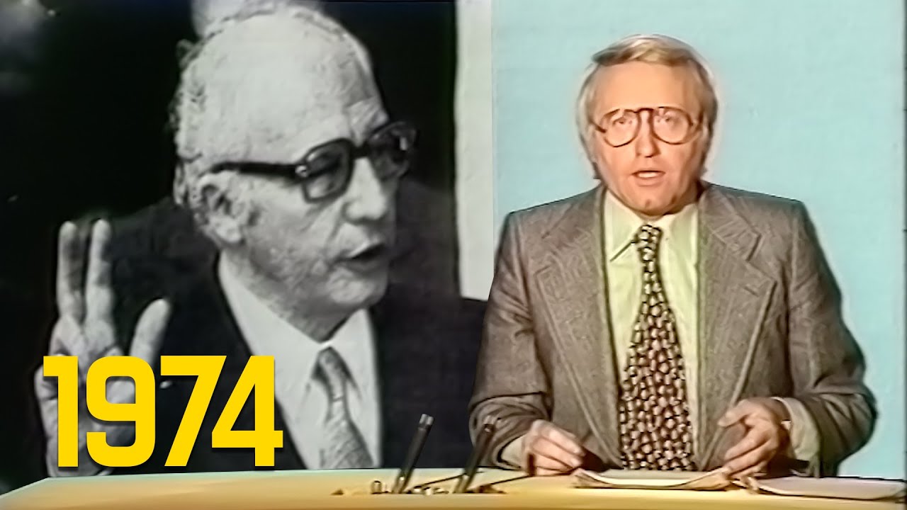 ARD Tagesschau 20:00 Uhr mit Werner Veigel (01.07.1974)