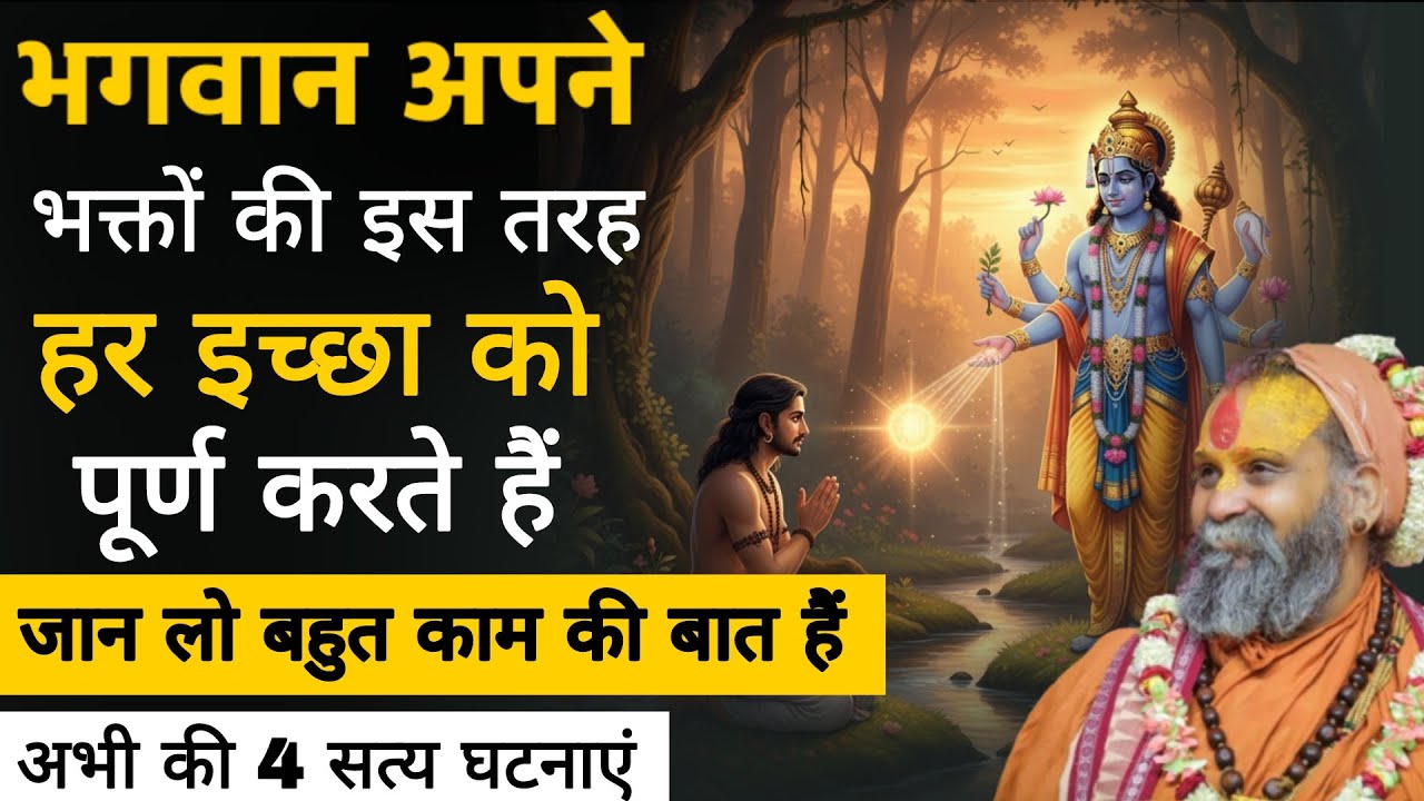 जान लो! भगवान इस तरह करते हैं इच्छा की पूर्ति | Rajendra Das ji Maharaj |