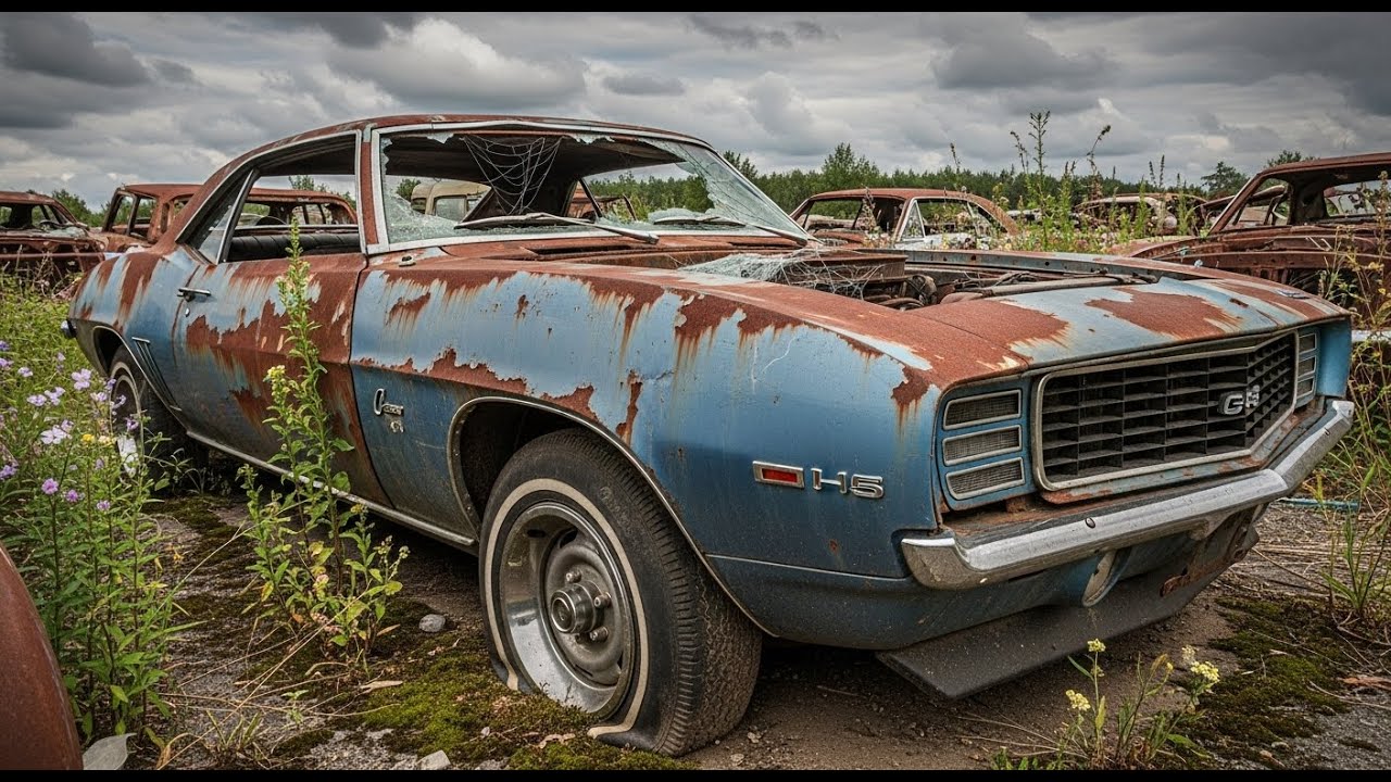 ASMR Car Restoration! 1969 Camaro Full Restoration from Total Disrepair to Looking New