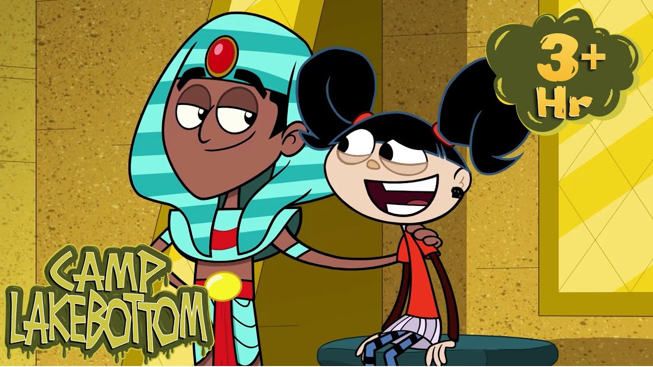 Trapped in the Pyramid! Gretch the Mummy Queen | Funny Cartoons for Children | Camp Lakebottom