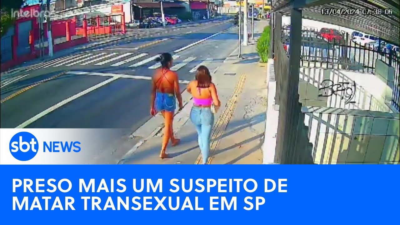 Polícia prende outro suspeito de assassinar transexual em São Paulo| #SBTNewsnaTV (19/04/24)