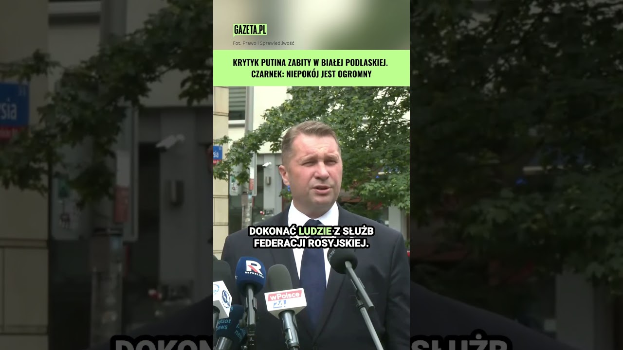 Zab&oacute;jstwo Rosjanina w Białej Podlaskiej. Czarnek: Jeśli tak było, to wkraczamy w nową erę  #shorts