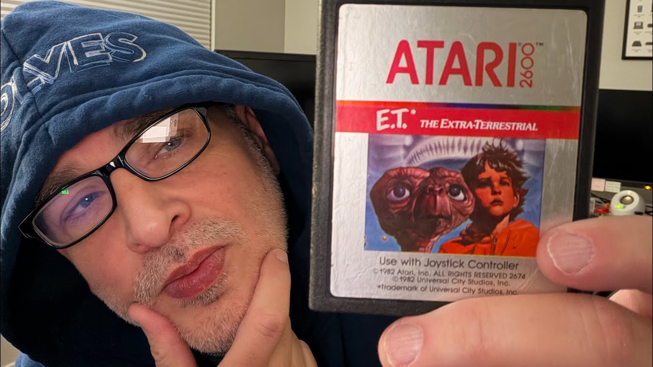 Прохождение игры E.T. для Atari 2600 — незаслуженно ли она получила плохую репутацию? #ретрогейми...