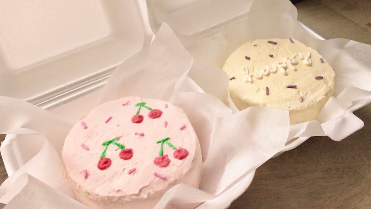 lunch box cake recipe丨how to make bento cakes