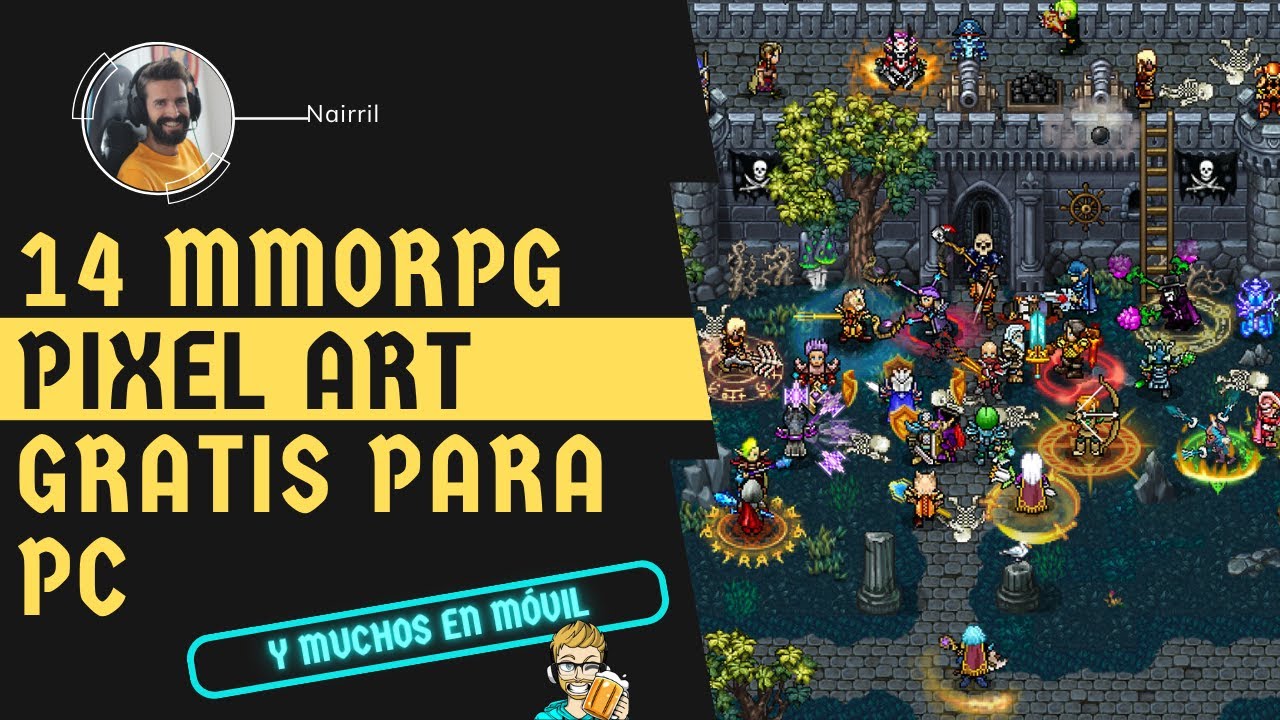 14 MMORPG Pixel Art GRATIS para PC con Requisitos Bajos (Muchos también para Android) | 2025 🔥