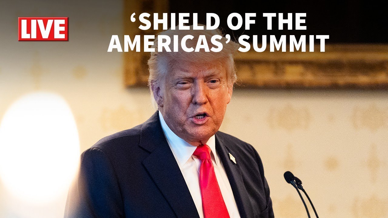 LIVE: President Trump Remarks at 'Shield of the Americas' Summit