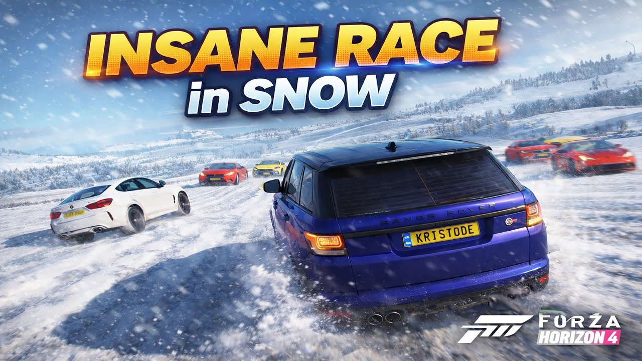 RANGE ROVER SPORT SVR GONE WILD IN SNOW | FORZA HORIZON 4 | 4K 60FPS ULTRA GRAPHICS GAMEPLAY