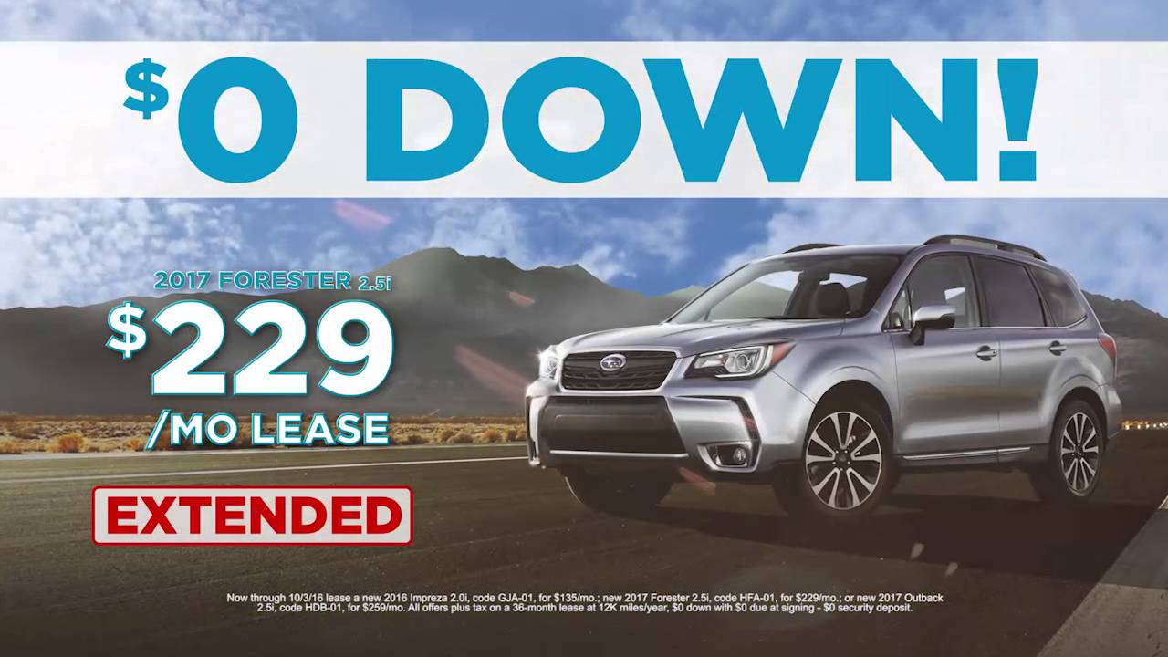 Landers McLarty Subaru Zero Down Deals