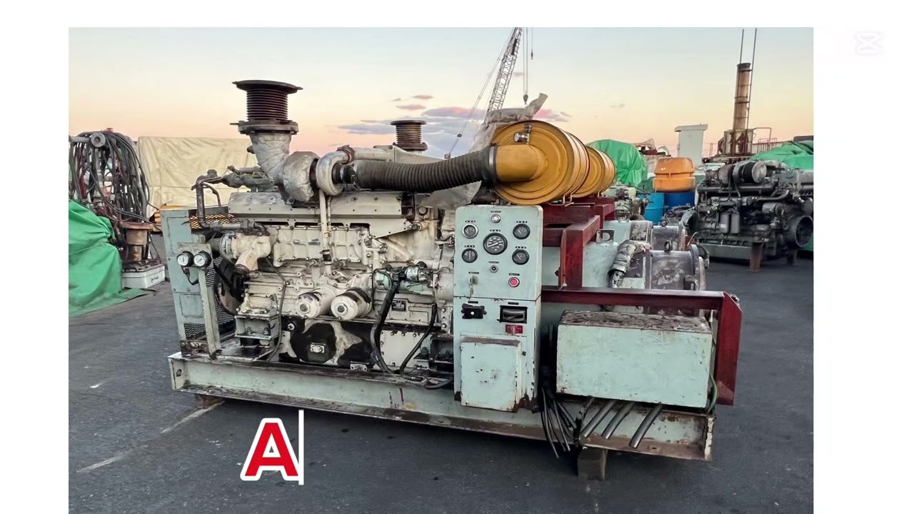 MITSUBISHI S6B-PTA (195 KW ) DIESEL GENERATORS 2 UNITS ARE AVAILABLE NOW.
