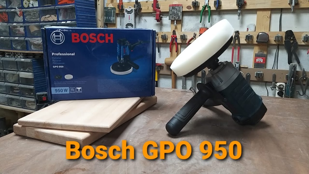 Bosch GPO 950 pasta ve polisaj makinesi.