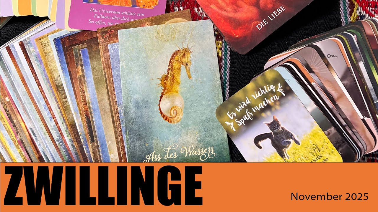 Zwillinge🍁Eine positive Wendung🍁November 2025 Tarot Kartenlegung