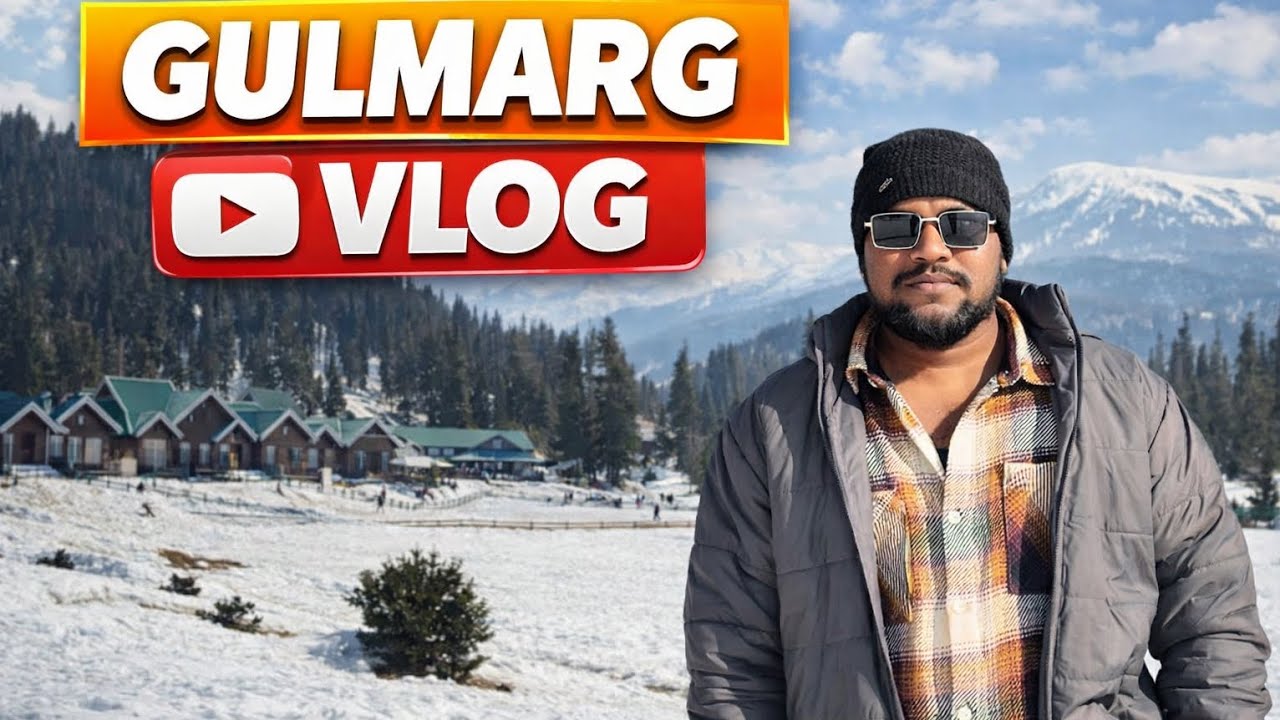 Gulmarg Snow Vlog | Heaven Covered in White 🏔️🤍ll Odisha To Kashmir vlog ll E For Enjoy and Exam ll
