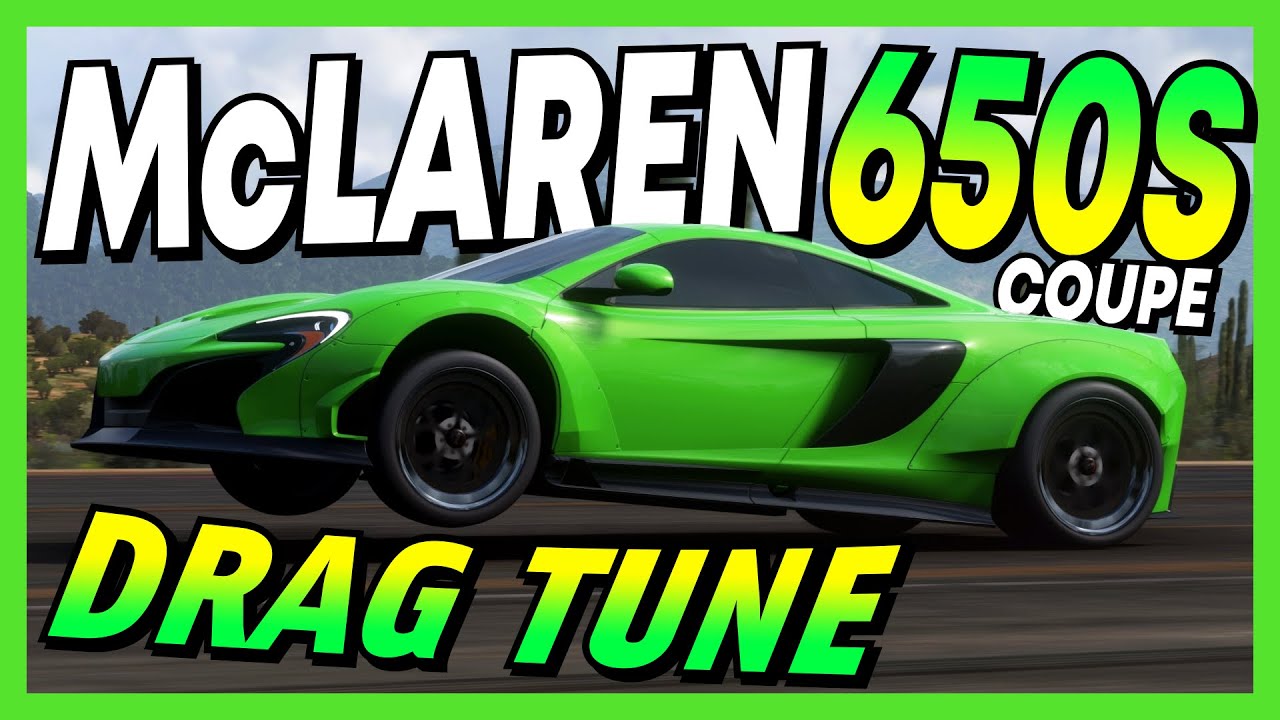 Forza Horizon 5 - McLAREN 650S COUPÉ DRAG TUNE!