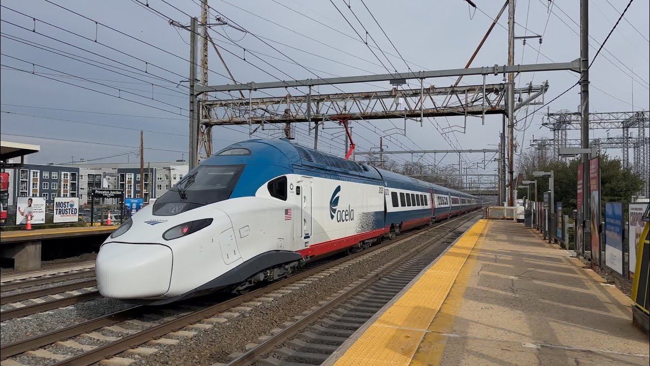 Amtrak Acela Express, Old And New @ Princeton Junction, New Jersey! (12/4/25)