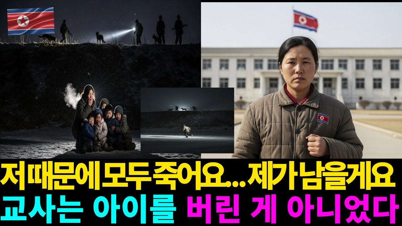 저 때문에 모두 죽어요… 제가 남을게요. 교사는 아이를 버린 게 아니었다.