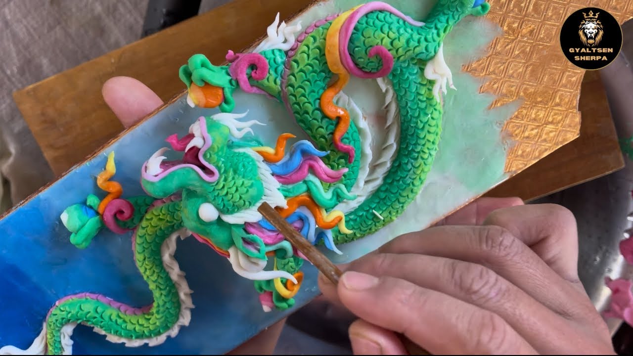 HAPPY DRAGON YEAR 2024|འབྲུག་བཟོ་སྟངས|HOW TO MAKE GRAGON|ड्रैगन बनाउने तरिका🐉