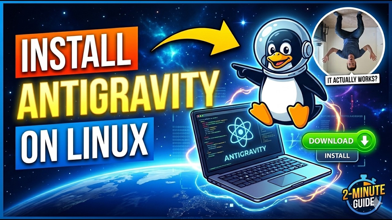 Как установить и использовать Antigravity в Linux (2-минутное руководство)