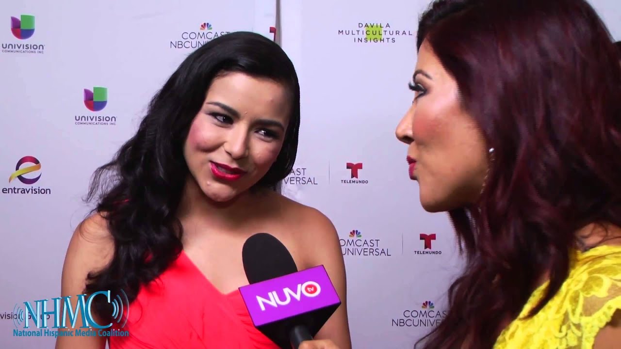 Emily Rios @emily1loverios Red Carpet Interview for NUVO TV - 2014 NHMC