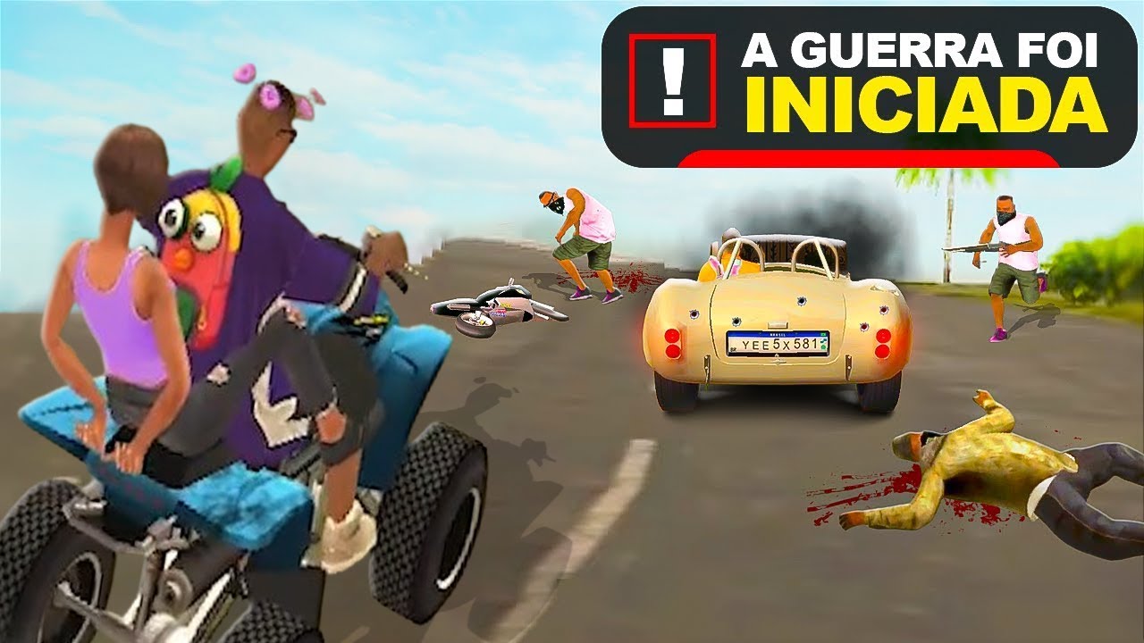 😲 ROXOS VS EXÉRCITO! ENTRAMOS EM GUERRA NO RIO RISE!