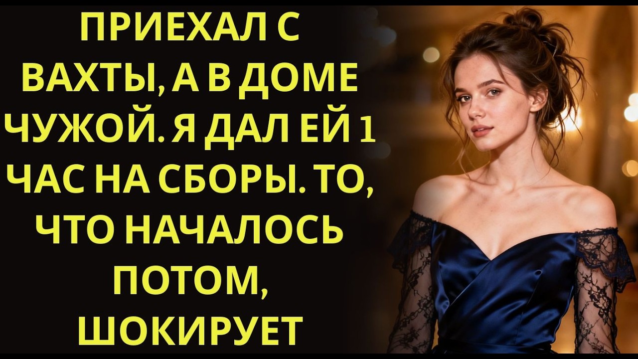 255 Приехал с вахты, а в доме чужой  Я дал ей 1 час на сборы  То, что началось ПОТОМ, шокирует
