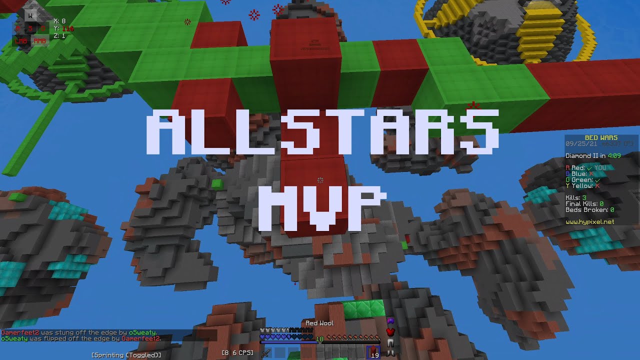Ranked Bedwars PS2 Allstars MVP